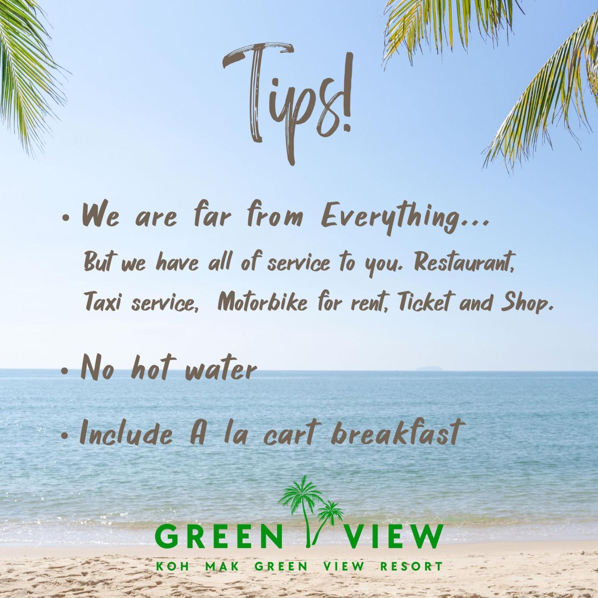 Koh Mak Green View Resort Экстерьер фото